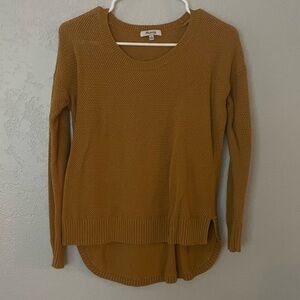 Madewell mustard yellow sweater